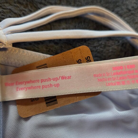 The Victoria's Secret Pink Tie Dye Wear Everywhere push up bra Front close 36DD - Picture 6 of 11